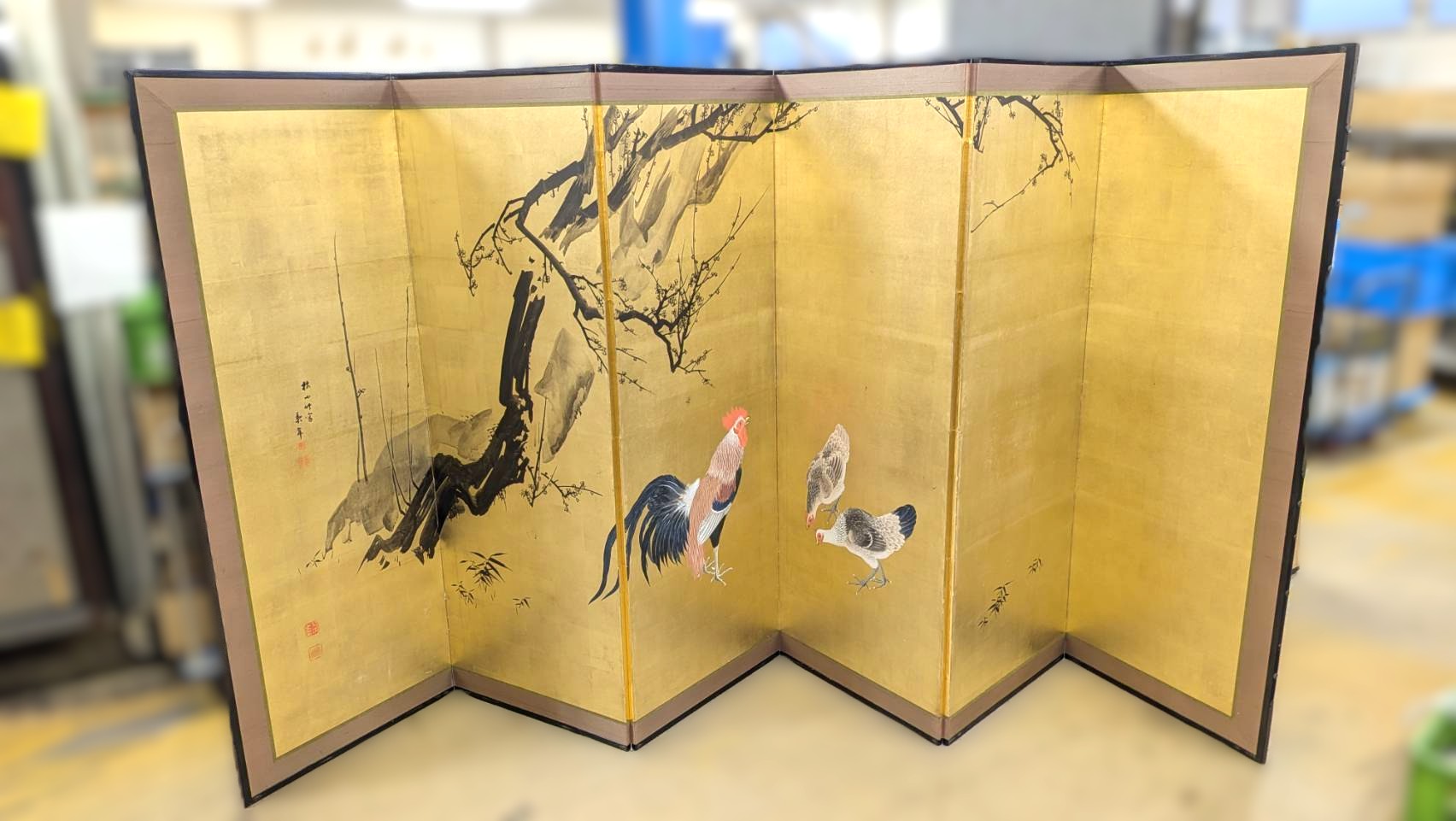 石川県で屏風の買取なら竜宮堂｜破れやシミがあっても査定可能
